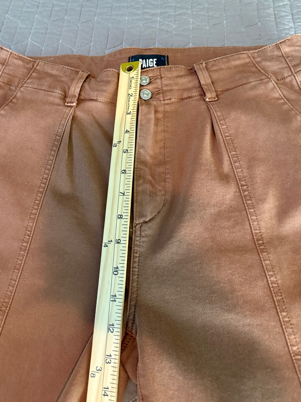 PAIGE Brooklyn High Waisted Wide-Leg Trousers! - Picture 10 of 13